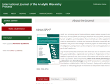 Tablet Screenshot of ijahp.org